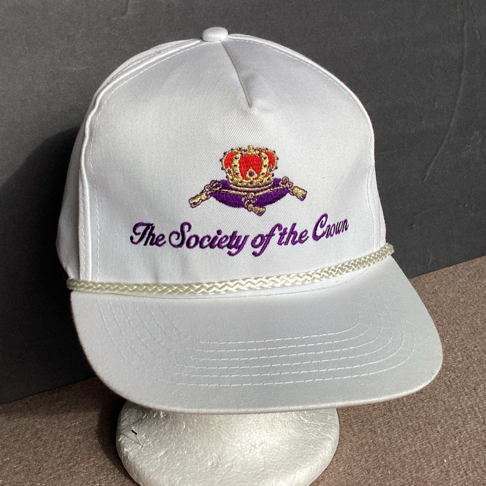 Vintage Crown Royal The society of the crown rope SnapBack hat